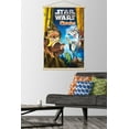 thumbnail image 2 of Star Wars: Ewoks - Key Art Wall Poster with Wooden Magnetic Frame, 22.375" x 34", 2 of 3