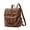 Brown, variant on Women's Backpack Ethnic Style Retro Large Capacity Embroidered Soft Backpack Fashion Canvas Travel Anti-theft Rucksack Shoulder Bag