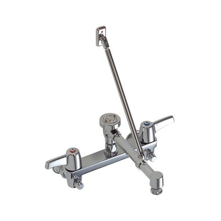 Delta Faucet 28C2383 28t 2 Hndl 8 inches Wall-Mount Service Sink Faucet Chrome