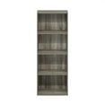 thumbnail image 4 of Pemberly Row Contemporary 4-Tier Open Shelf Bookcase in French Oak, 4 of 6