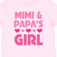 thumbnail image 4 of Inktastic Mimi and Papa Girl Grandchild Valentine Girls Toddler T-Shirt, 4 of 5