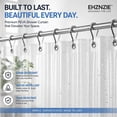thumbnail image 2 of RunMin Grocery Store Crystal Clear Shower Curtain Liner 36x72, PEVA Waterproof Bath Curtain, No Chemical Smell, 2 Weighted Magnets, Durable with Rustproof Metal Grommets, 2 of 8
