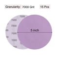 thumbnail image 2 of 15 Pack 5-Inch Purple Sanding Discs 7000 Grits Hook & Loop Professional Aluminum Oxide Sandpaper, 2 of 6