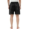 thumbnail image 3 of NOMADIC NOOK Men's Sleepwear Satin Lounge Pajama Shorts 2 Pack, 3 of 4