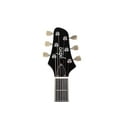 thumbnail image 6 of Monoprice 66SB DLX Plus Mahogany Electric Guitar with Gig Bag, Black, 6 Strings, Single‑Cutaway Solid Body - Indio Series, 6 of 6