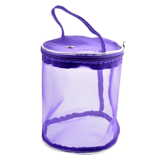 MasteelfCA Handi Stitch Lightweight Knitting Yarn Storage Bag Tote Organizer Knitting Bag Yarn Holder Knitting Tote Bag Size S(Purple)