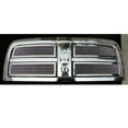 thumbnail image 2 of APS Compatible with Ram 2500 3500 2010-2012 Main Upper Stainless Steel Chrome Mesh Front Grill Grille Insert D76864T, 2 of 3