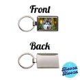 thumbnail image 4 of Siberian Husky Dog Photo Metal Rectangle Keychain, 4 of 7