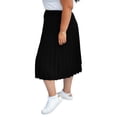 thumbnail image 2 of Falda plisada Roman Fashion talla extra, 715 (Negro) negro 38 Roman Fashion Falda extra 715, 2 of 5