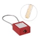 thumbnail image 3 of Candados Lockout Tagout de 3.3 pulgadas con llave igualada, candado de seguridad de plástico rojo, 3 of 4