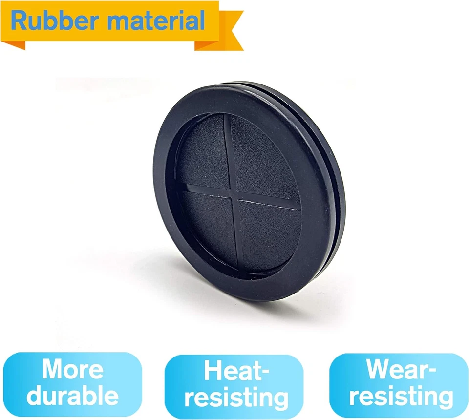 CIRCLE- 2-1/8 Id 2-1/2 Drill Hole Rubber Grommets Firewall Hole Plugs Wire Protection(
