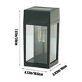 thumbnail image 3 of Fiudx Lámparas Solares de Pared para Exterior, Control Inteligente de Luz, Led de Alto Brillo, Ahorro de Energía, Encendido y Apagado Automático, Iluminación para Jardín, Portón y Porche, Plástico Re, 3 of 6