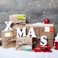 thumbnail image 6 of 500 Pieces Christmas Tags Christmas Santa Claus Stickers Self Adhesive Christmas Tag Christmas Festival Birthday Wedding Holiday Decor (Classic Style, 2.95 x 1.6 Inch), 6 of 7