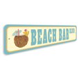 thumbnail image 3 of Beach Bar Street Aluminum Metal Decor Sign - 4x18 inches, 3 of 4