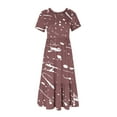 thumbnail image 4 of Yuyuzo T-Shirts à Manches Longues pour Femmes Col Rond Uni Tunique Ample Hauts Décontractés Confortables Basiques, 4 of 5