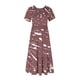 thumbnail image 4 of Vestido de Manga Corta para Mujeres Vestido de Verano de Cuello Redondo Impreso, Poliéster de Tamaño Verdadero Diario Y Vestido de Fiesta, 4 of 4