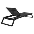 thumbnail image 2 of Compamia Tropic Sling Chaise Lounge Black Frame Black Sling, 2 of 5