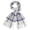 Blue Light Grey, variant on Wool Plaid Winter Scarf for Men ,Fashion Tartan Wrap for Women Cold Whether Scarves