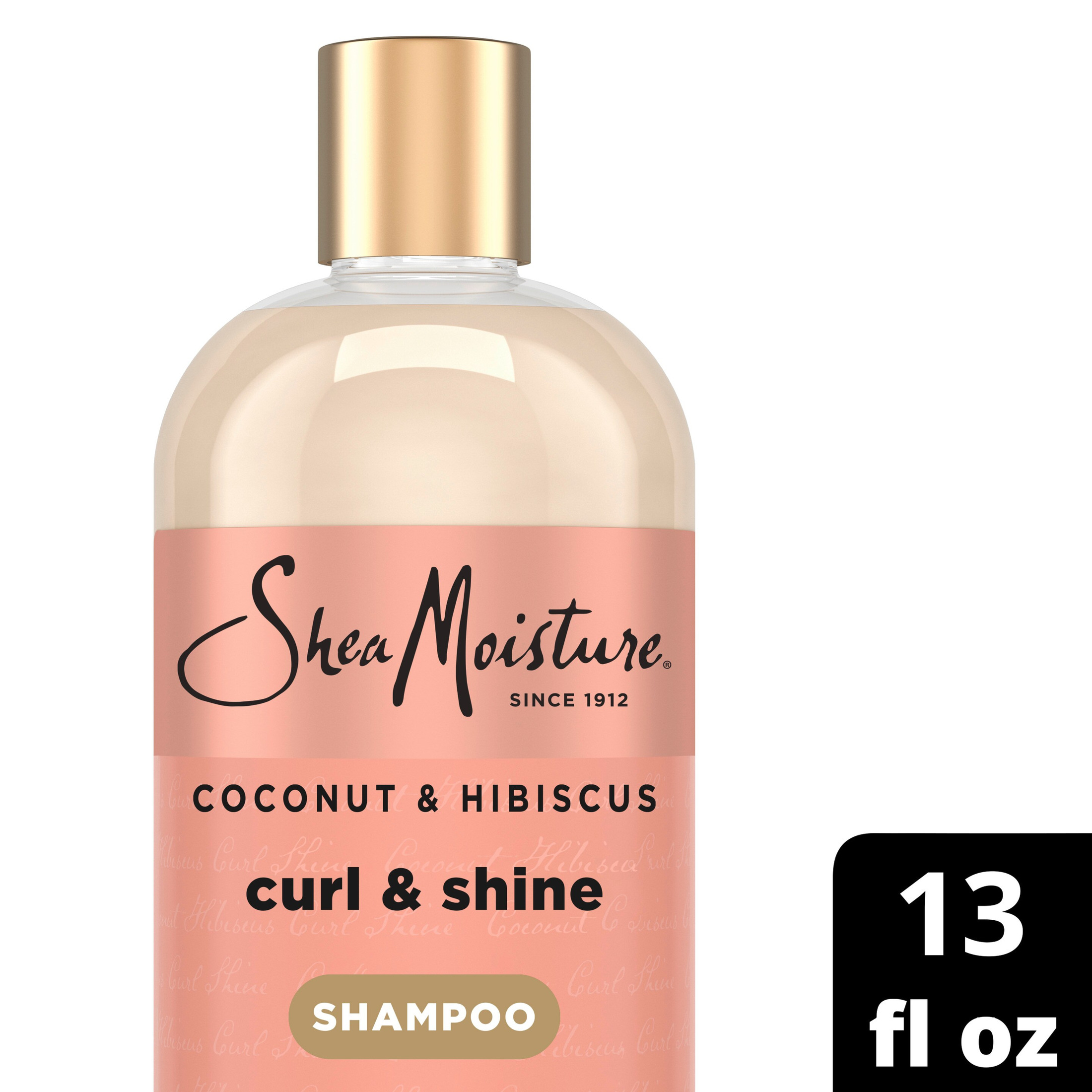 SheaMoisture Coconut & Hibiscus Curl & Shine Shampoo, 13 fl oz photo 2