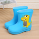 thumbnail image 1 of Botas de lluvia de goma impermeables para niños, zapatos de lluvia antideslizantes con bonito diseño de dibujos animados para niños y niñas, guardería, Rainboo para niños, 1 of 5