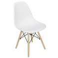 thumbnail image 6 of Modern Dining Chair Mid Century Modern DSW Chair, Shell Lounge Plastic Chair, 6 of 11