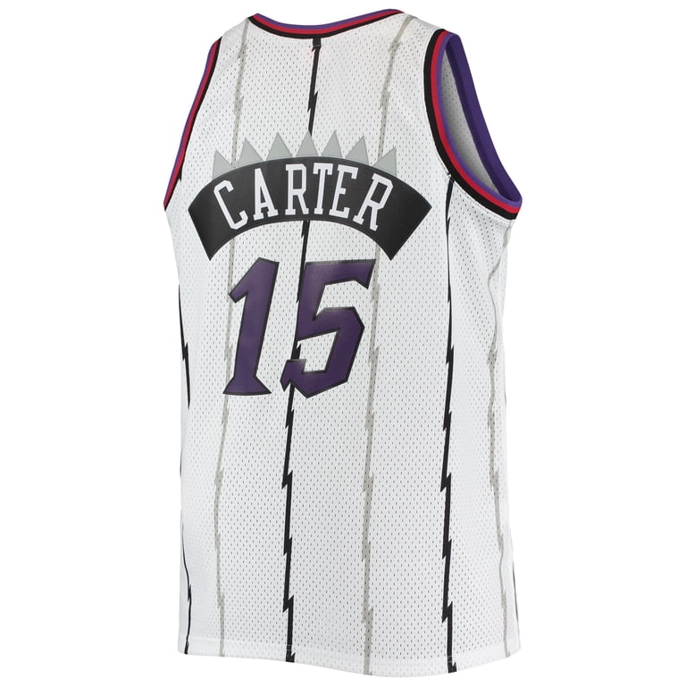 Mitchell & Ness Men's Vince Carter Raptors Swingman Jersey, White