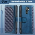 thumbnail image 2 of Pour Xiaomi Redmi Note 8 Pro Étui Portefeuille en Cuir Étui de Téléphone pour Redmi Note 8 Pro Étui Redmi Note 8 Pro Couverture Flip Étui Fundas Style 2 Rouge Redmi Note 8 Pro, 2 of 6