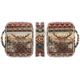 thumbnail image 3 of Xixirimido Bible Cover Case for Women Men Large Bible Cover with Handle Quilted Bible Carrying Case Bag Bible Study Supplies Accessories, Aztec Tribe Wolf Deer, 3 of 7