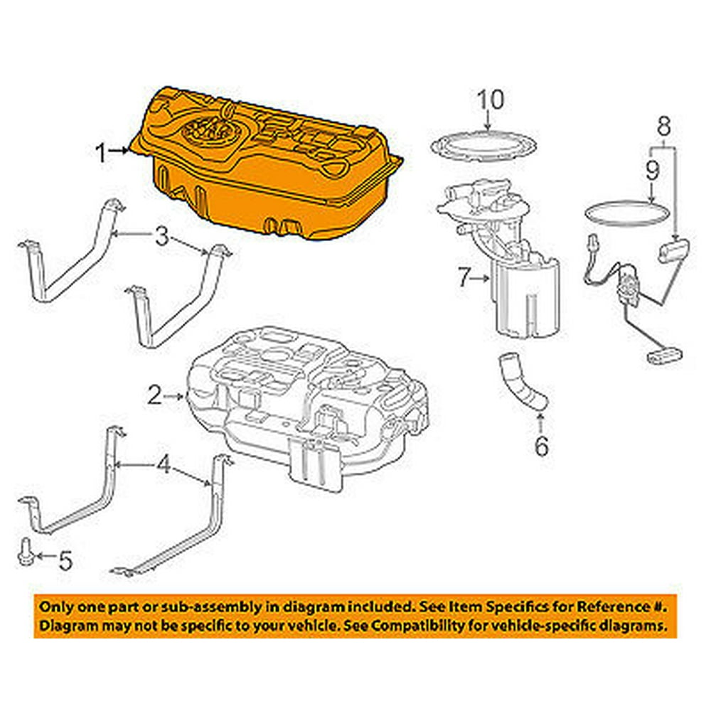 CHRYSLER OEM 2017 Pacifica 3.6LV6Fuel Tank 68319969AA