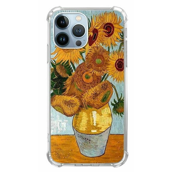 Van Gogh Paintings Case for iPhone 12 Pro,Aesthetic Art Design Pattern TPU Shock-proof Cover Case
