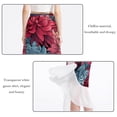 thumbnail image 2 of Petal Flower Chiffon Summer Beach Dress with Polyester Straps for Women, 2 of 6