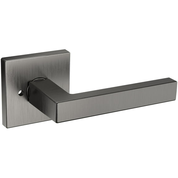 Baldwin L023.Priv L023 Privacy Door Lever Set - Lifetime Graphite Nickel