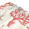 thumbnail image 3 of Yayeee Shower Curtain with Hooks 72"x72" Waterproof Fabric Bathroom Hanging Decor, Brown Starfish, 3 of 5