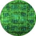 thumbnail image 1 of Ahgly Company Indoor Round Persian Green Bohemian Area Rugs, 7' Round, 1 of 4