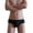 Black, variant on ameIAEA Men's Underwear Briefs Breathable Comfortable Underwear Low Rise Briefs Underpants