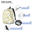 thumbnail image 4 of Yiaed Sweet Honey Print Backpack, Premium Laptop Backpack, Travel Backpack for Women, Lightweight Backpacks, Comfortable Back Pack-Medium, 4 of 5