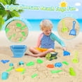 thumbnail image 4 of Dinosaurio FUSPWEAO de Beach Toys con volquete y balde plegable, 4 of 6