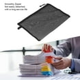 thumbnail image 4 of 10 Pcs Mesh Zipper Pouch Bag Transparent Nylon A4 Paper Pouch Convenient Hanging Rope Versatile Storage Solution Smoothly Zipper Closure A4 Size Compatibility, 4 of 7