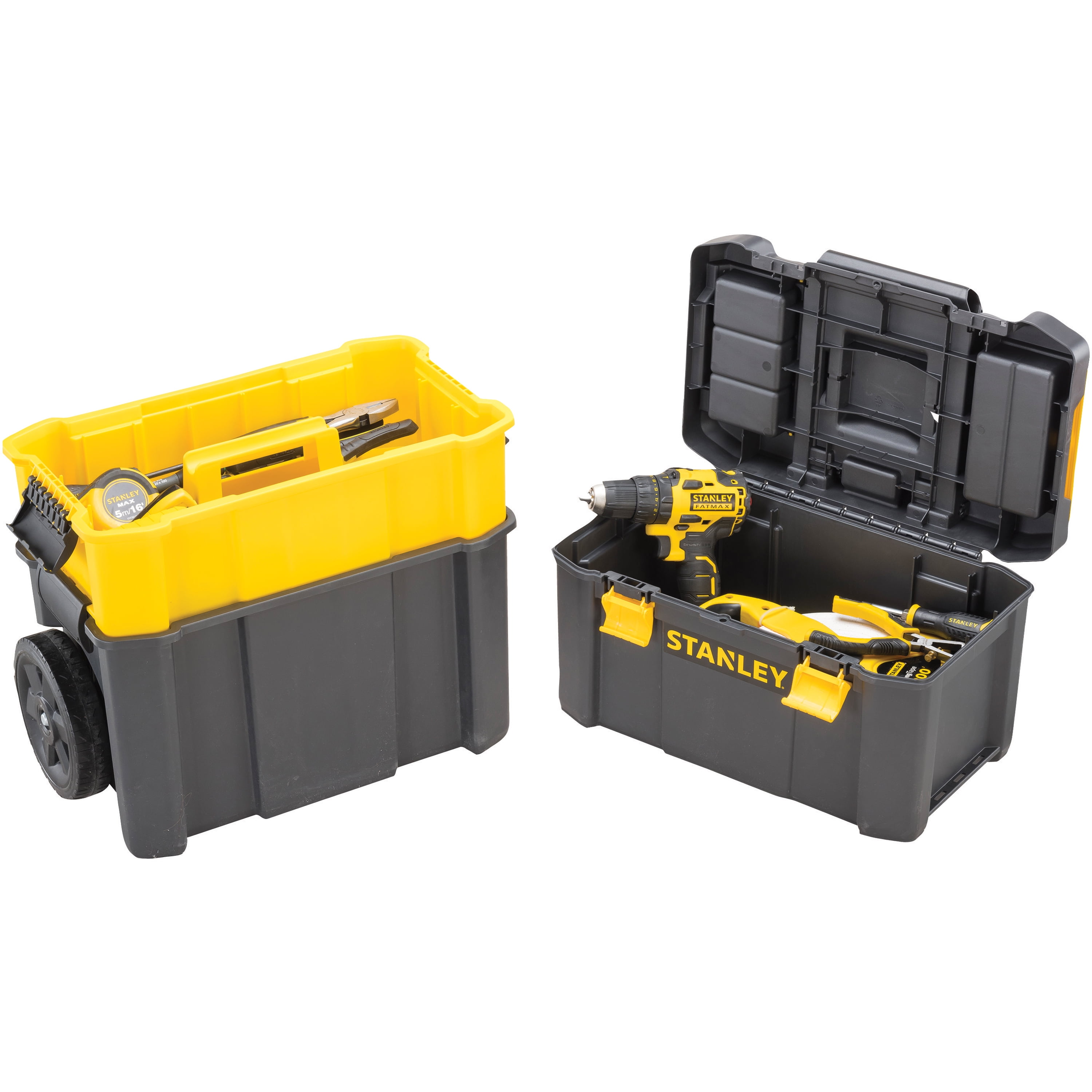 frase capacidad Pintura Stanley Essential Rolling Tool Box and Toll Organizer Model Stst18631 -  Walmart.com