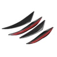 thumbnail image 4 of Car Front Bumper Splitter,4PCS Car Front Bumper Car Front Bumper Lip Front Bumper Canard Striking Appearance, 4 of 8