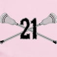 thumbnail image 2 of CafePress - Lacrosse Number 21 Infant Bodysuit - Baby Light Bodysuit, Size Newborn - 24 Months, 2 of 4