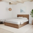 thumbnail image 4 of Nexera Milo Ensemble de Lit de Rangement Réversible 2 Pcs, Brun, Grand Lit, 4 of 8