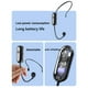 thumbnail image 5 of 2X Auriculares con Micrófono Inalámbrico de 2,4 G de Alcance, Micrófono de Mano y de Diadema, Modo Dual para Enseñanza, Instructores de Fitness, 5 of 8