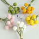 thumbnail image 2 of Bola de flores artificiales de bola dorada de 9 piezas B Afortunado Sencillez, 2 of 4