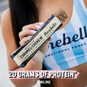 Barebells Protein Bars with 20g High Protein, 1.9oz Bars, Caramel Cashew - 24 Count