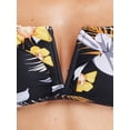 thumbnail image 5 of Womens Floral V Wired Neck Bikini Sets Off Shoulder Two Piece Swimsuits, 5 of 6