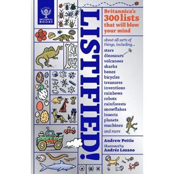 Pre-Owned Listified!: Britannica's 300 lists that will blow your mind (Hardcover) by Andrew Pettie, Britannica Group