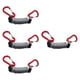 thumbnail image 3 of 4 piezas de cordones de pesca retráctiles en espiral con mosquetones, cuerda elástica portátil, correa de alambre de acero, correa para caña de pescar, 3 of 8