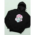 thumbnail image 3 of Manga Couple Shy Girlfriend Hoodie Women -Image by Shutterstock, Female 5X-Large, 3 of 4