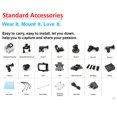 thumbnail image 2 of Cateissary Cámara de video Full HD 1080P HD 4K WiFi Sport DV 30M Go Waterproof Pro Action Cam Accesorios de cámara y óptica, 2 of 6